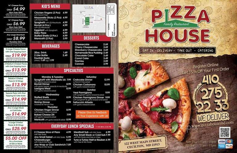 Pizza House - Cecilton, MD