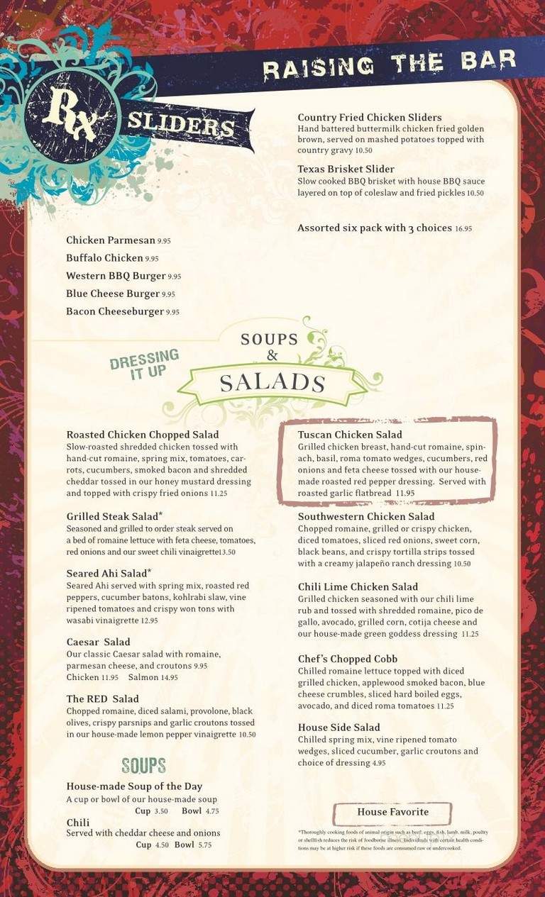 Remedys Tavern - Henderson, NV menu_pic