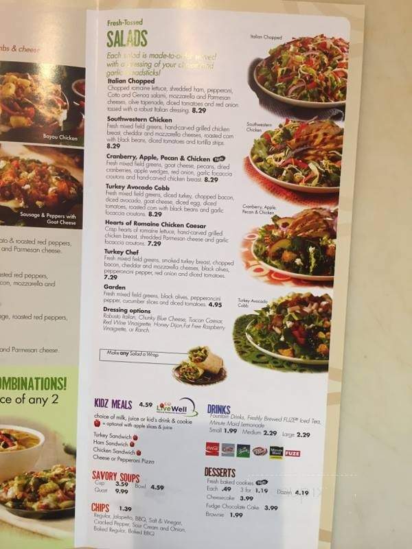 Schlotzkys Deli - Willoughby, OH menu_pic
