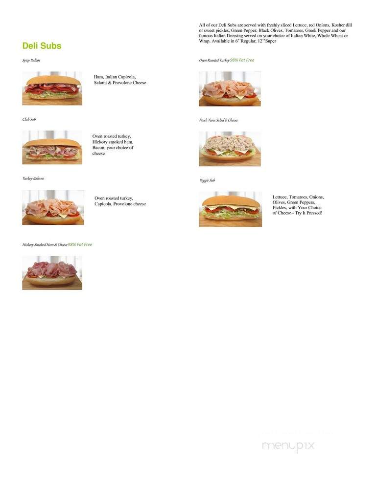 Sobik's Subs - Orlando, FL menu_pic