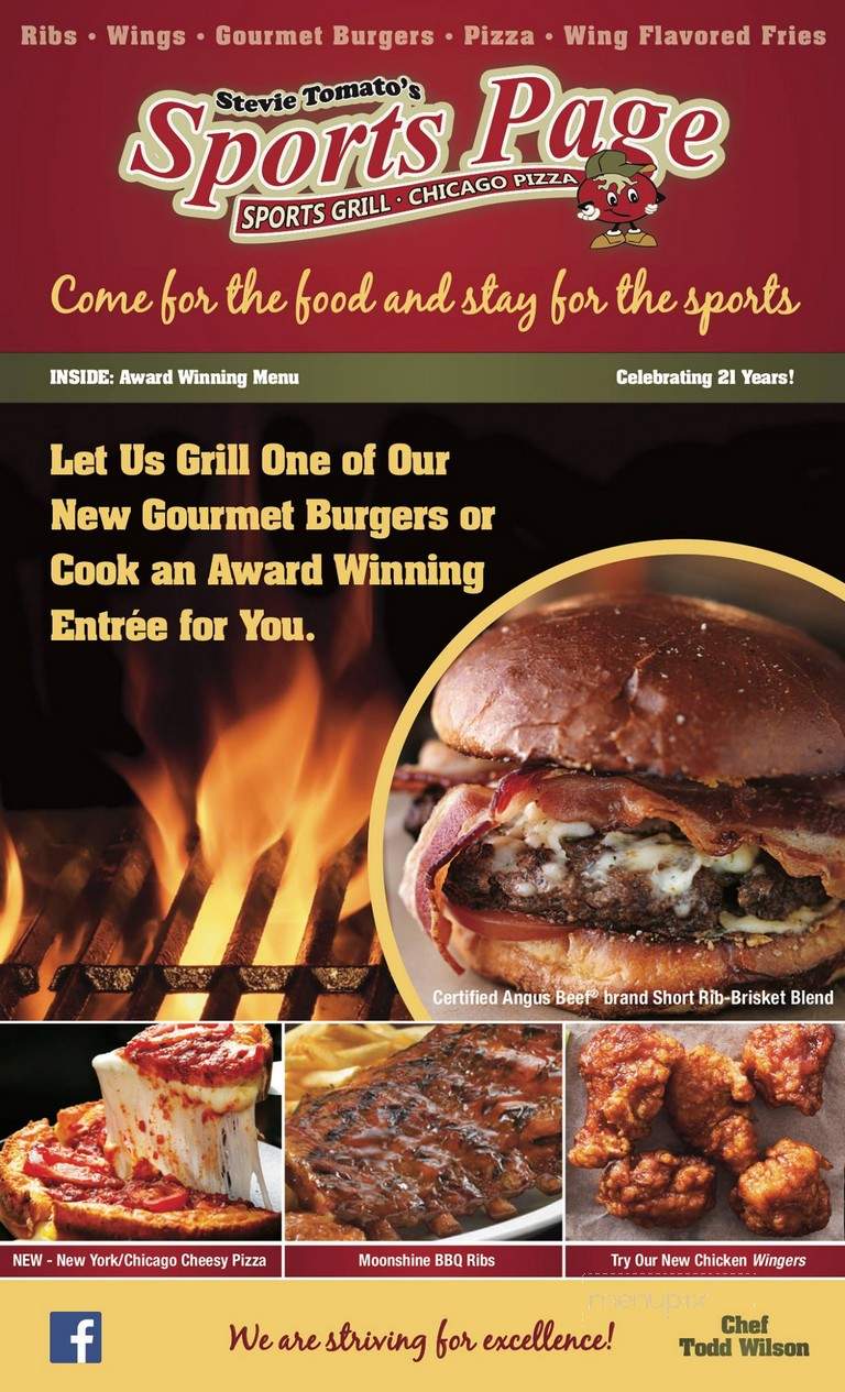Stevie Tomatos Sports Page - Naples, FL menu_pic