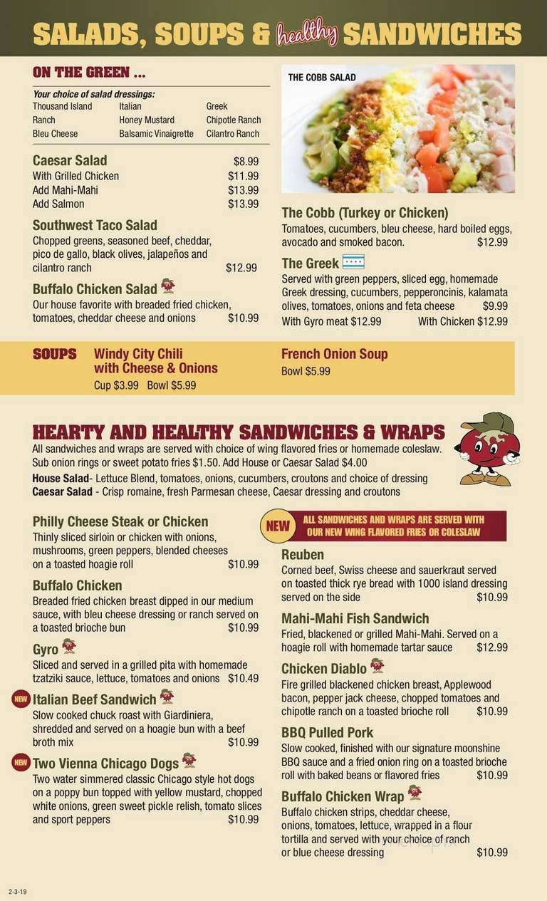 Stevie Tomatos Sports Page - Naples, FL menu_pic