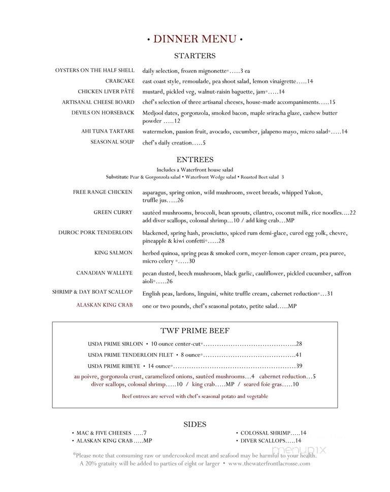 WThe Waterfront Restaurant and Tavern - La Crosse, WI
