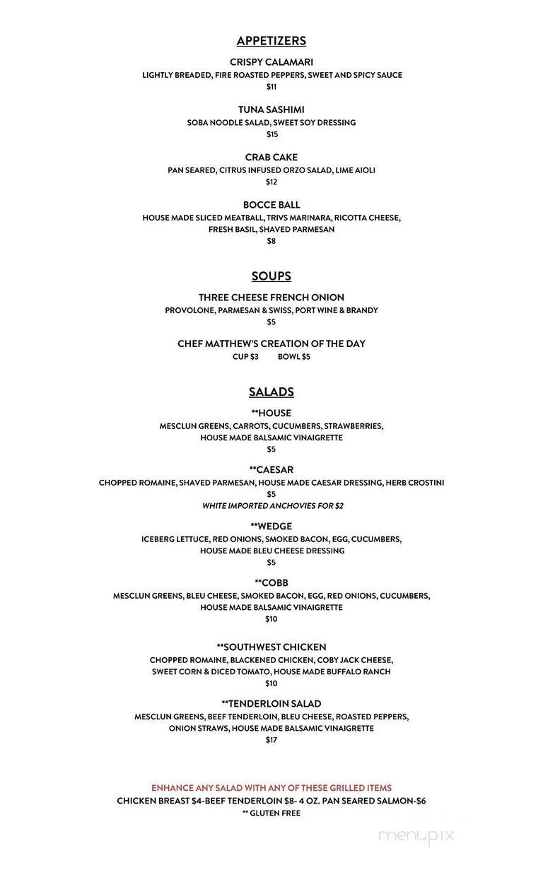 Trivs - Strongsville, OH menu_pic
