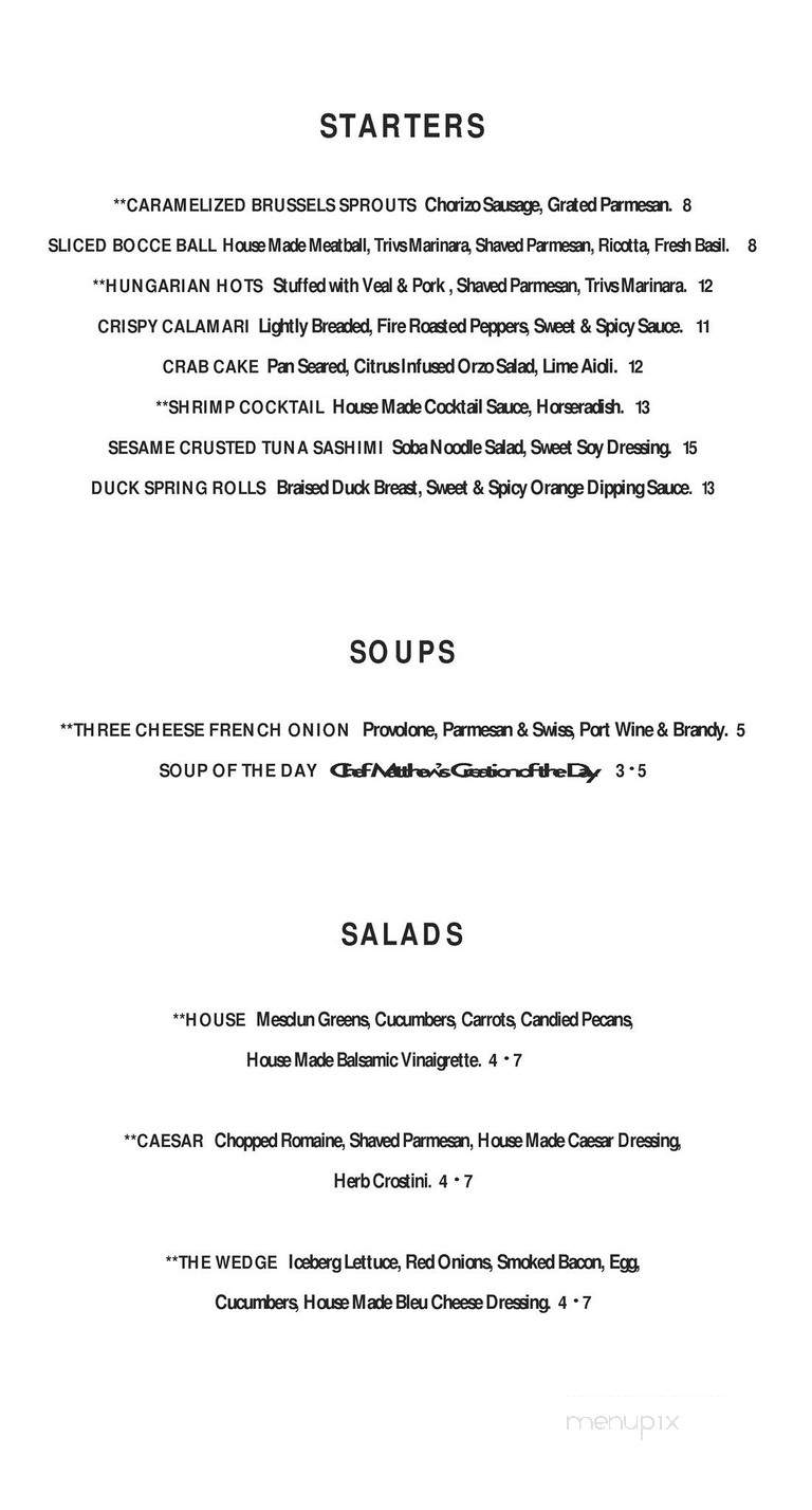 Trivs - Strongsville, OH menu_pic