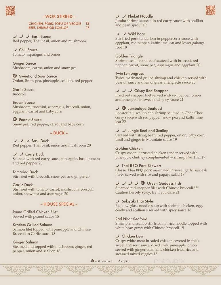 Thai Basil Restaurant - Greenwich, CT menu_pic