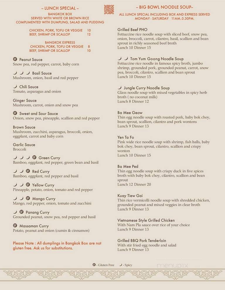 Thai Basil Restaurant - Greenwich, CT menu_pic