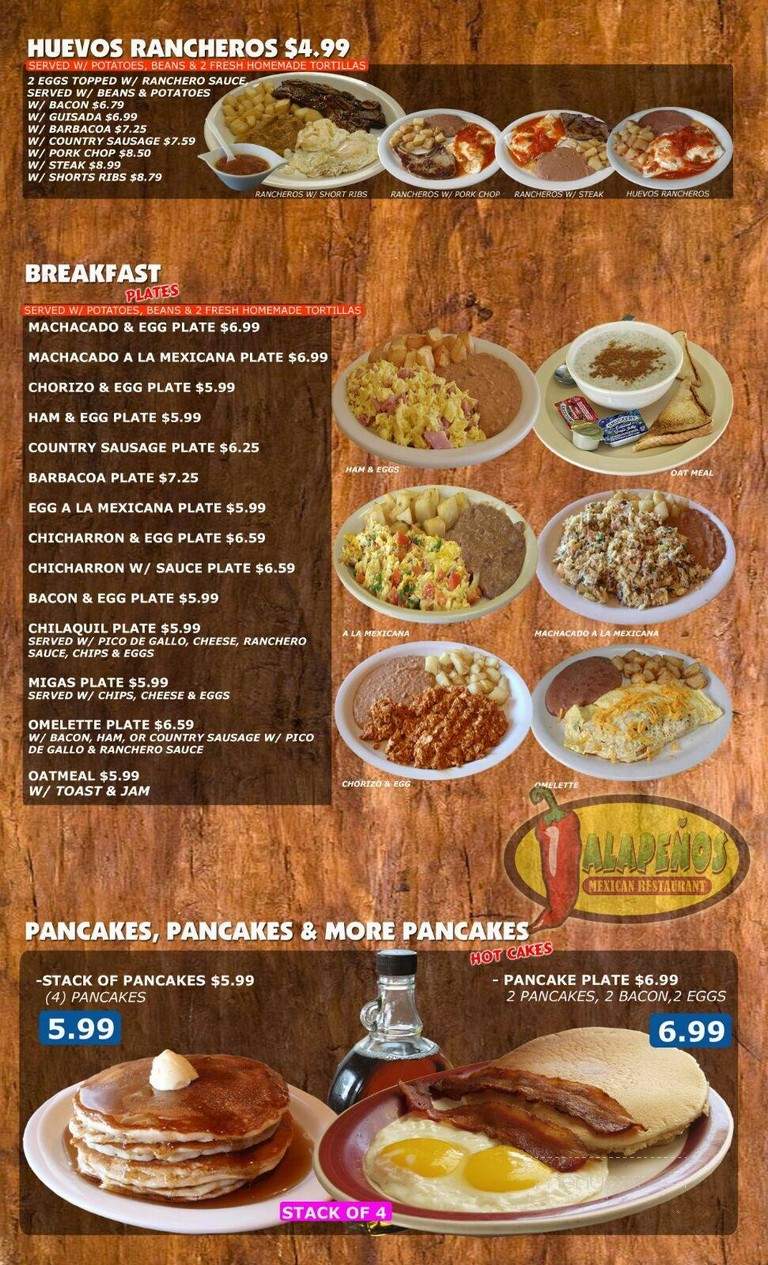 Jalapenos - San Antonio, TX menu_pic