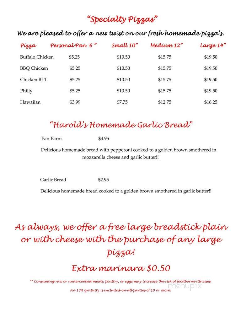 Farmhouse Restaurant - Town Creek, AL menu_pic