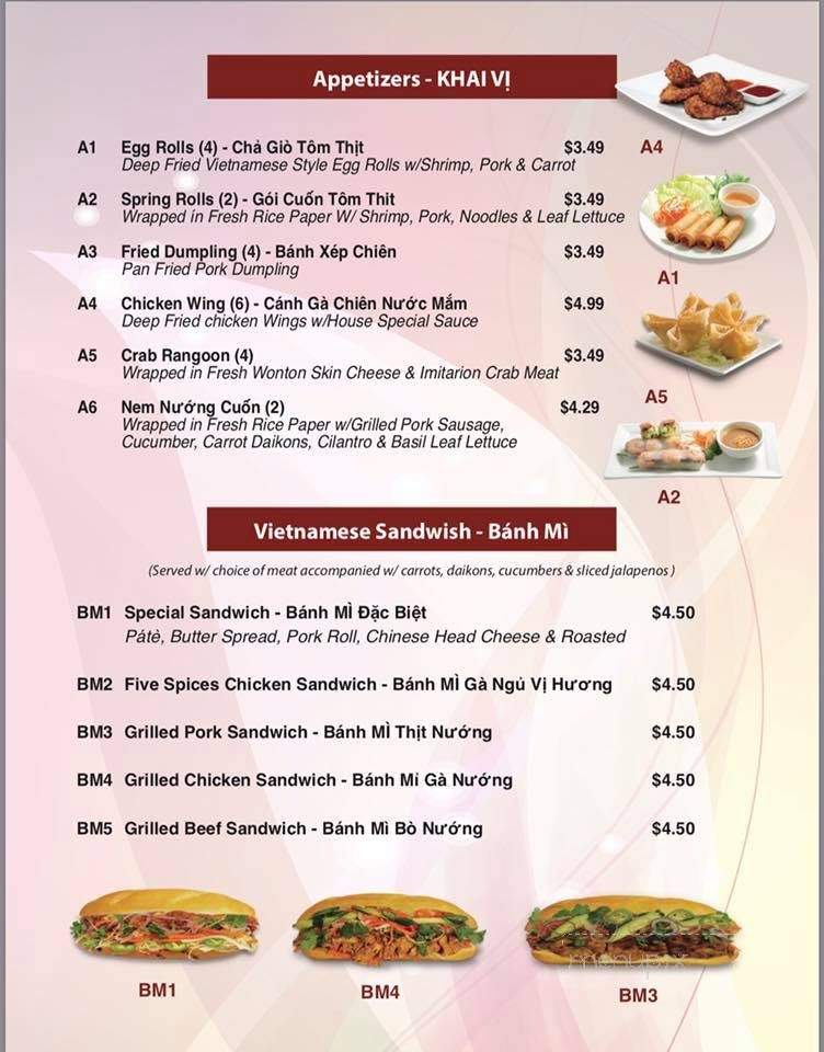 Asian Bistro - Wichita, KS menu_pic