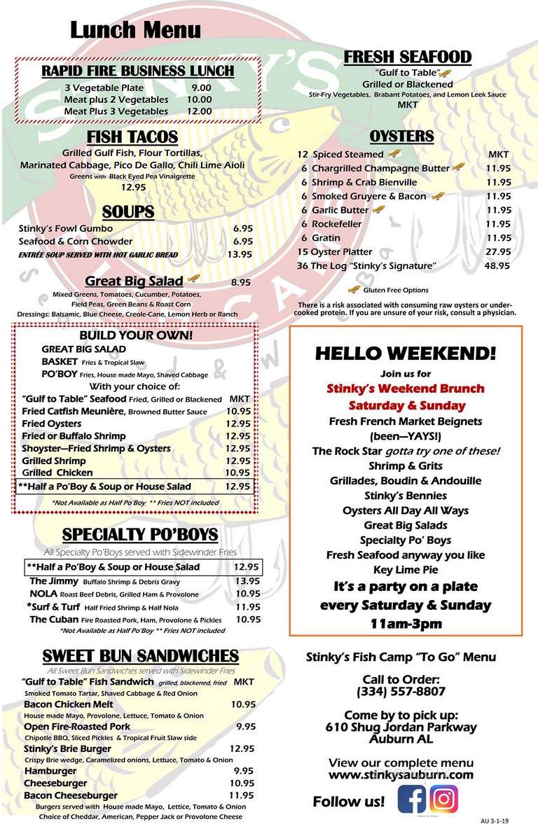 Off The Grill - Auburn, AL menu_pic