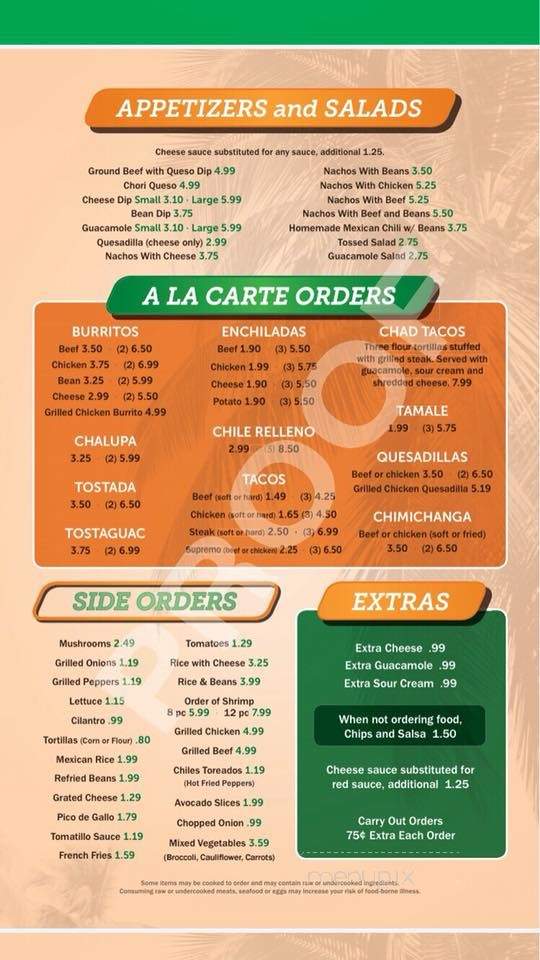 La Isla - Lawrenceburg, KY menu_pic
