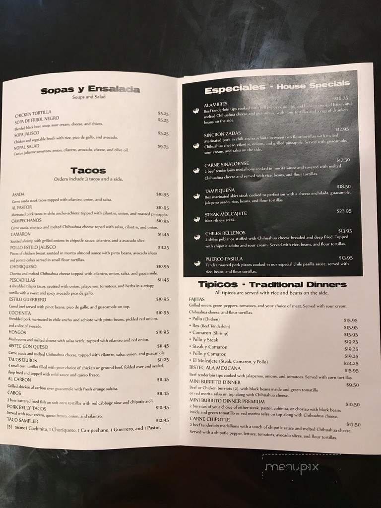 El Molcajete - Geneva, IL menu_pic
