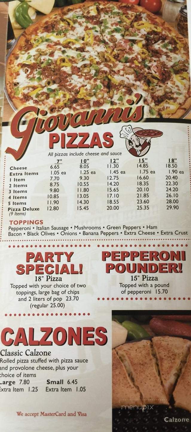 Giovanni's Pizza - Coal Grove, OH