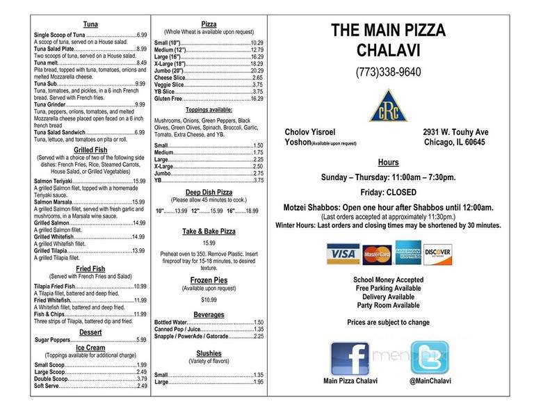 Chalavi - Chicago, IL menu_pic