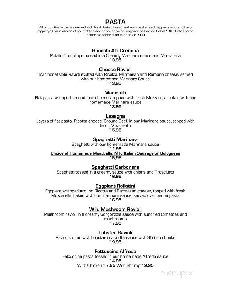 Villa Fresh Italian Kitchen - Myrtle Beach, SC menu_pic