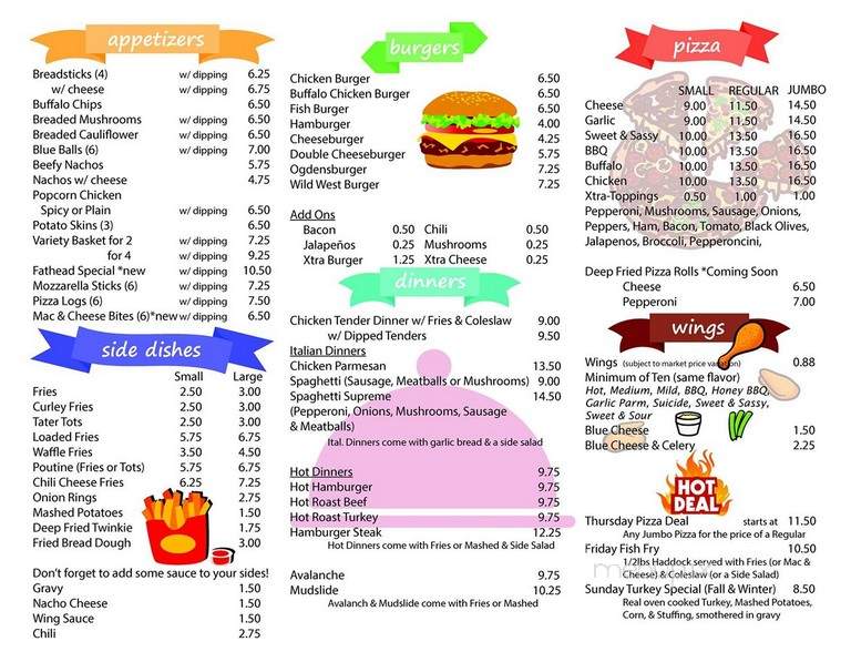 Corner Deli - Ossining, NY menu_pic