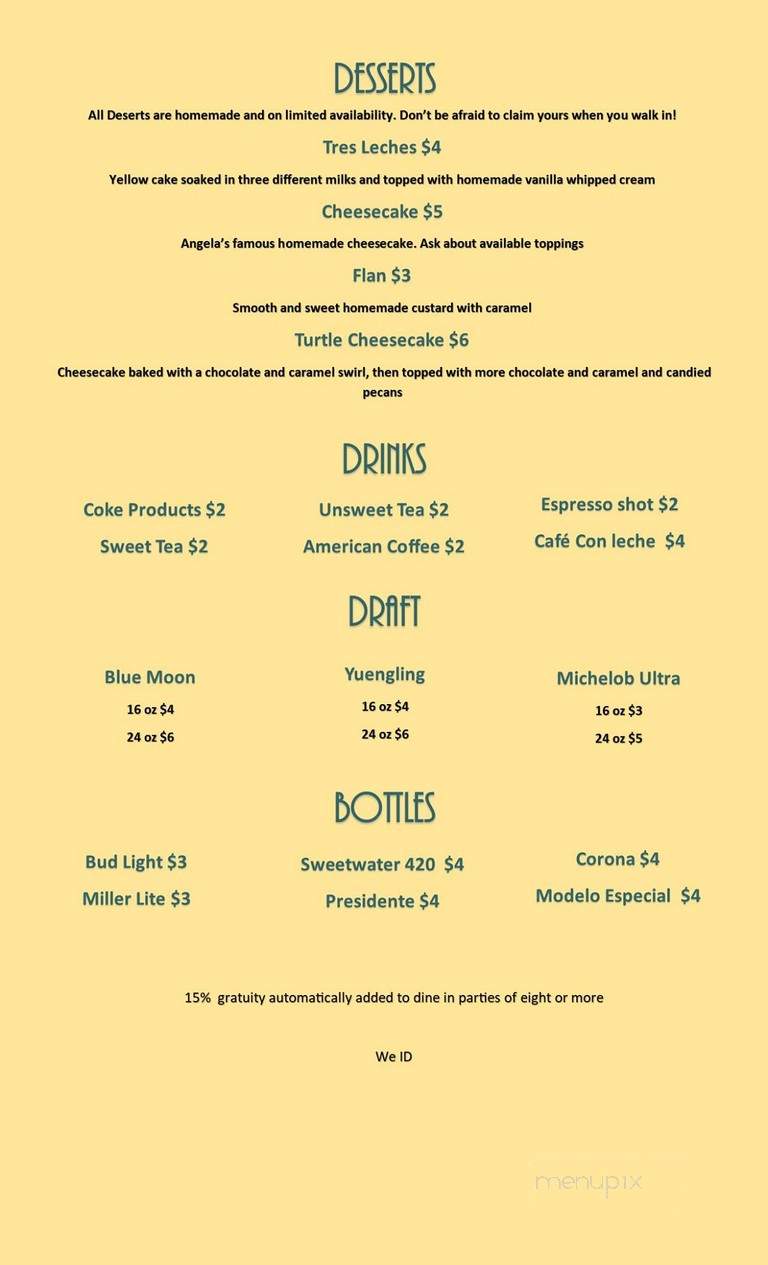 Angela's Deli - Athens, TN menu_pic