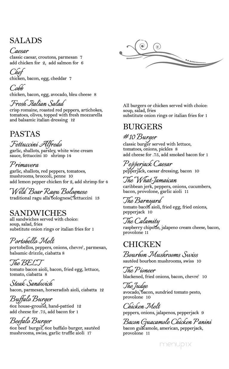 Deadwood Social Club - Deadwood, SD menu_pic