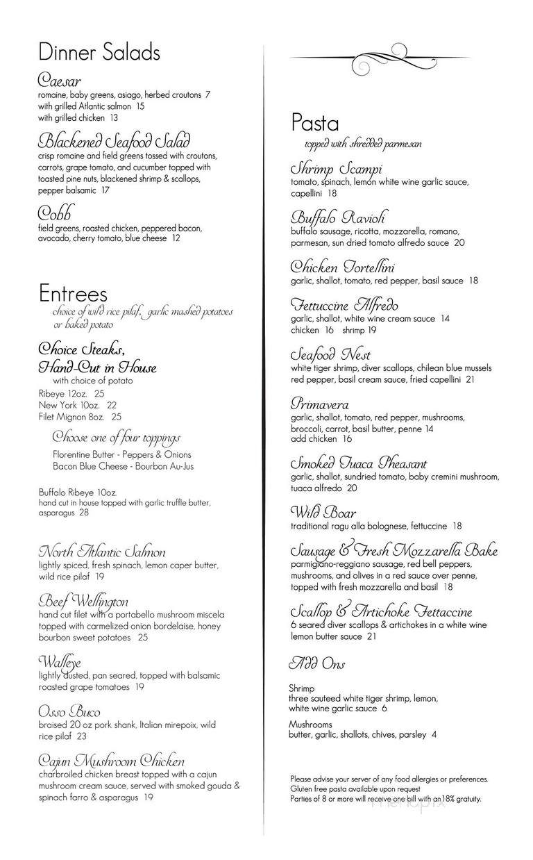 Deadwood Social Club - Deadwood, SD menu_pic