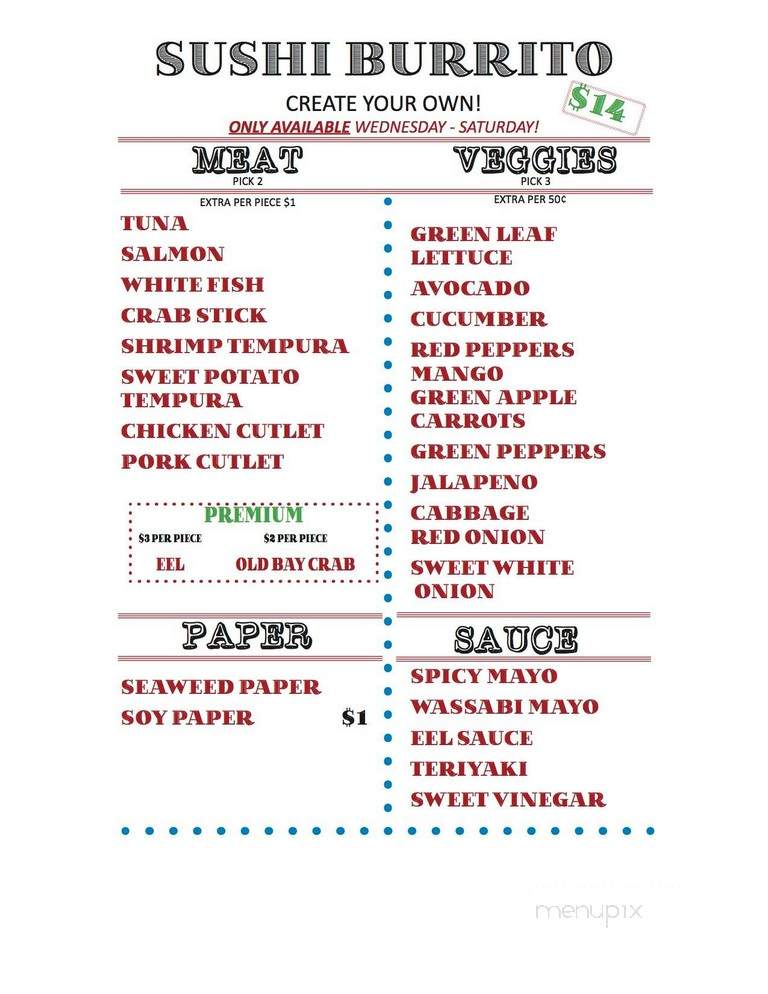 Guppy's Good Times - Conshohocken, PA menu_pic