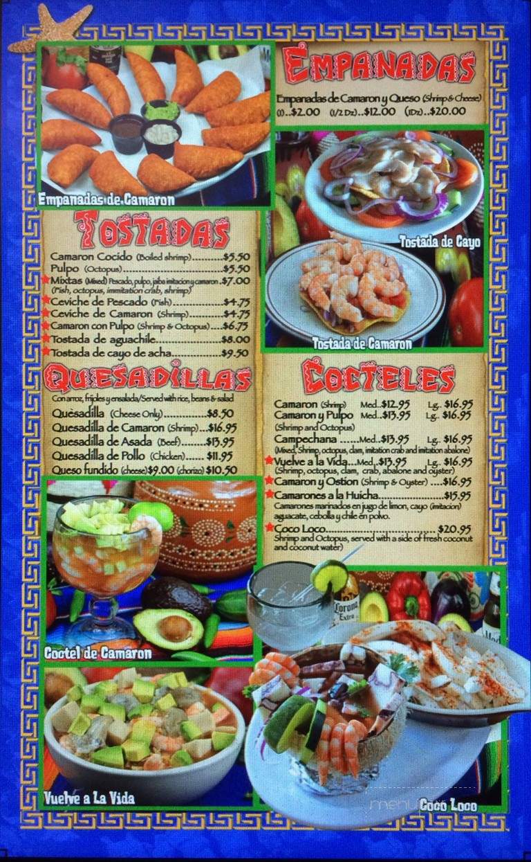Las Islitas - Las Vegas, NV menu_pic