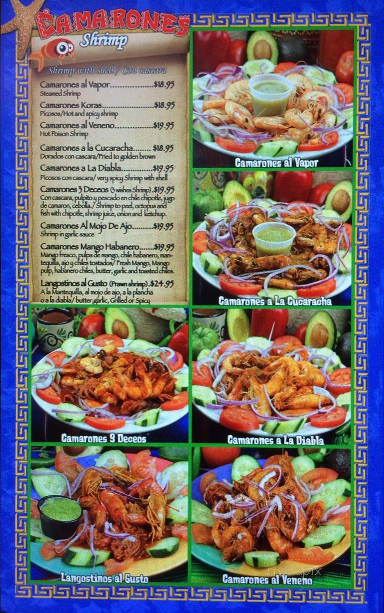 Las Islitas - Las Vegas, NV menu_pic