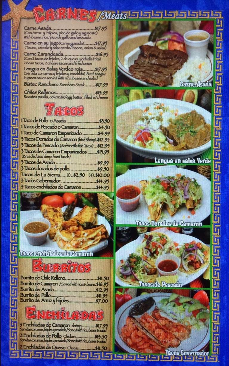 Las Islitas - Las Vegas, NV menu_pic
