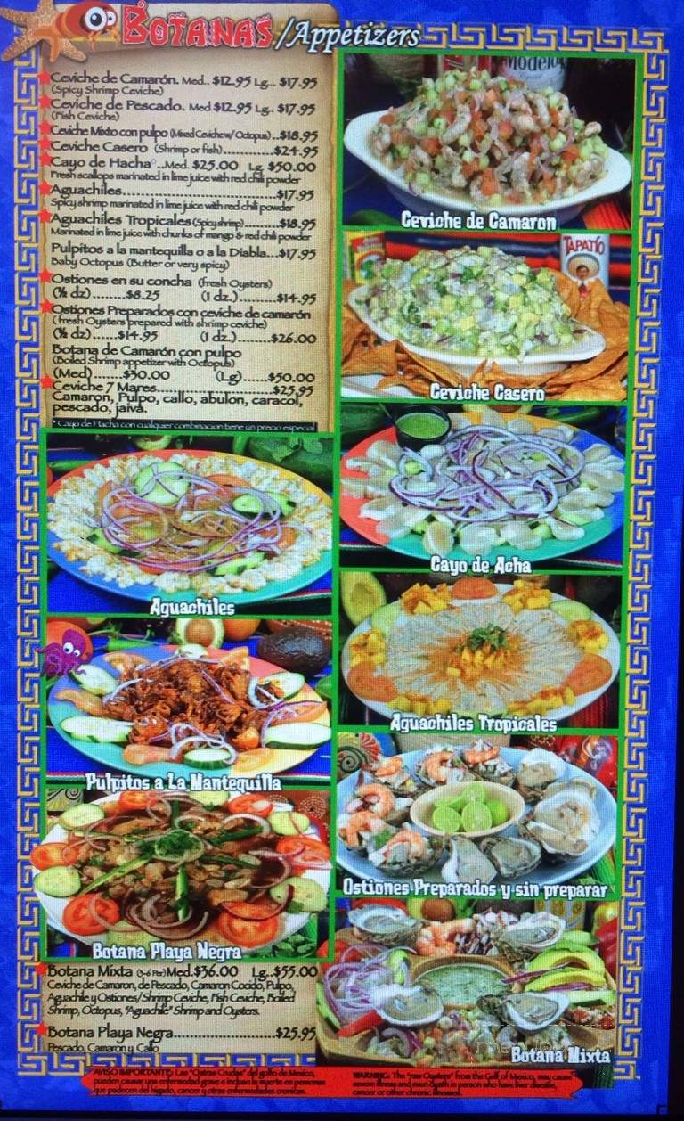 Las Islitas - Las Vegas, NV menu_pic