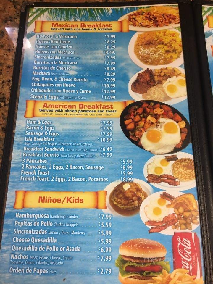 Mariscos Isla De Pacifico - Pomona, CA menu_pic