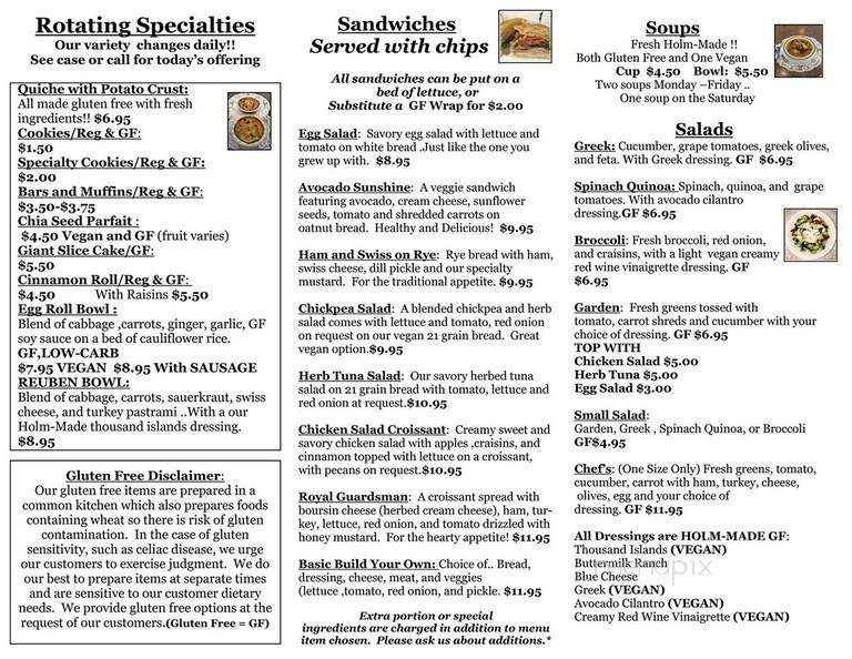 Petunia's - Fairbanks, AK menu_pic