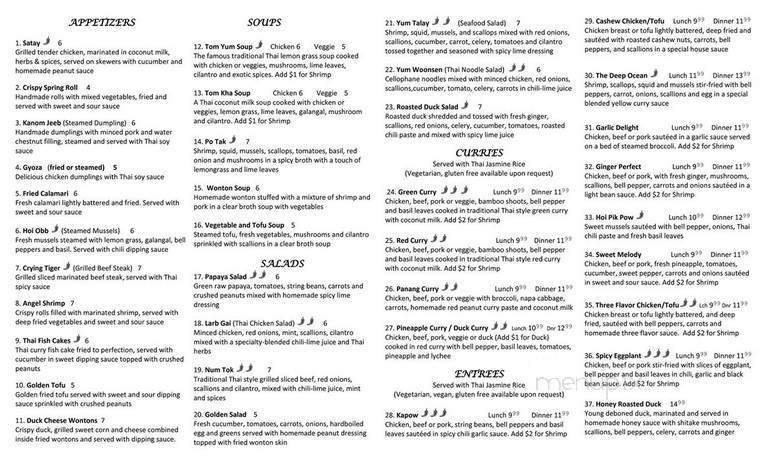 Thai Gold Restaurant - Golden, CO