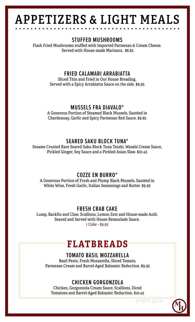 Millhouse Steakhouse - Kingsland, GA menu_pic