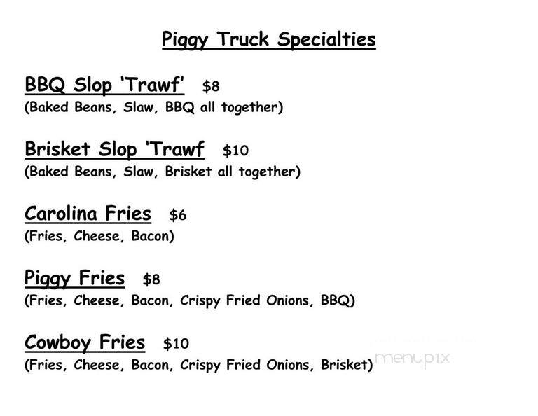 Poor Piggy's BBQ Catering - Wilmington, NC menu_pic