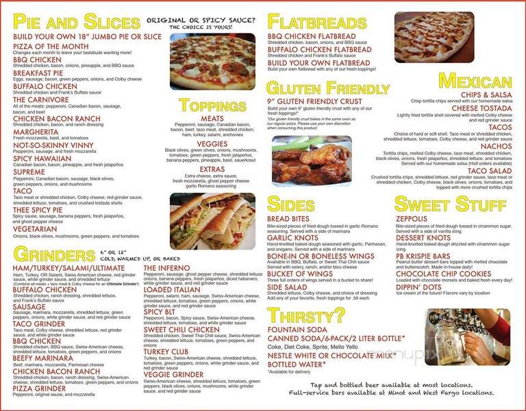 Spicy Pie - Fargo, ND menu_pic
