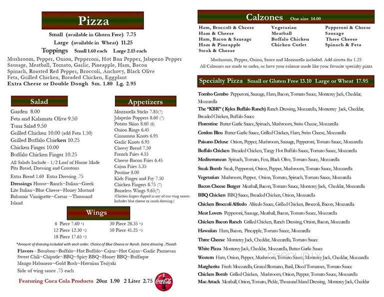Paisanos Pizzeria - Derry, NH menu_pic