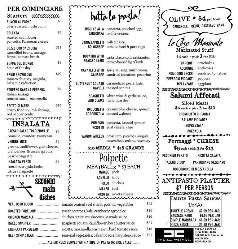 The D.C. Pasta Company - Strongsville, OH