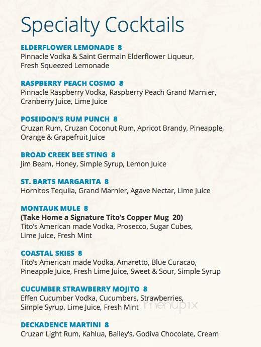 Sublime Prime Steakhouse and Wine Bar - Bluffton, SC menu_pic