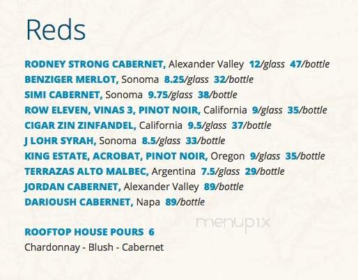 Sublime Prime Steakhouse and Wine Bar - Bluffton, SC menu_pic