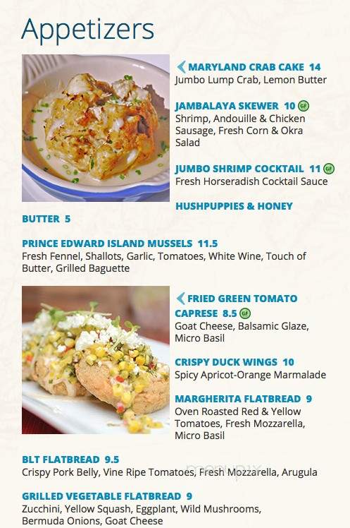 Sublime Prime Steakhouse and Wine Bar - Bluffton, SC menu_pic