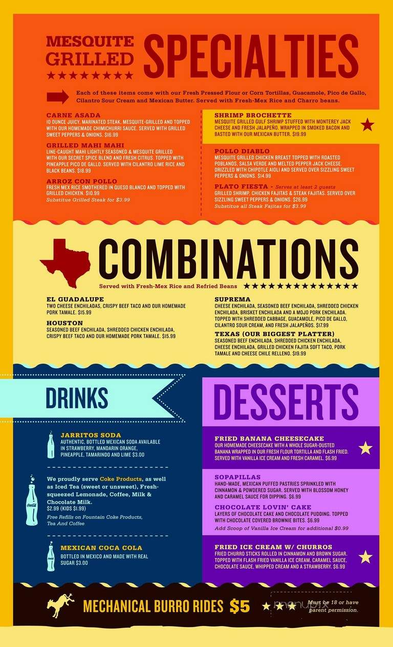 Loco Burro - Fresh Mex Cantina - Gatlinburg, TN menu_pic