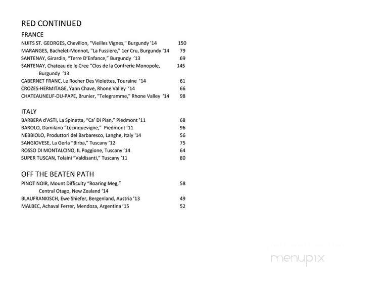 Macintosh - Charleston, SC menu_pic
