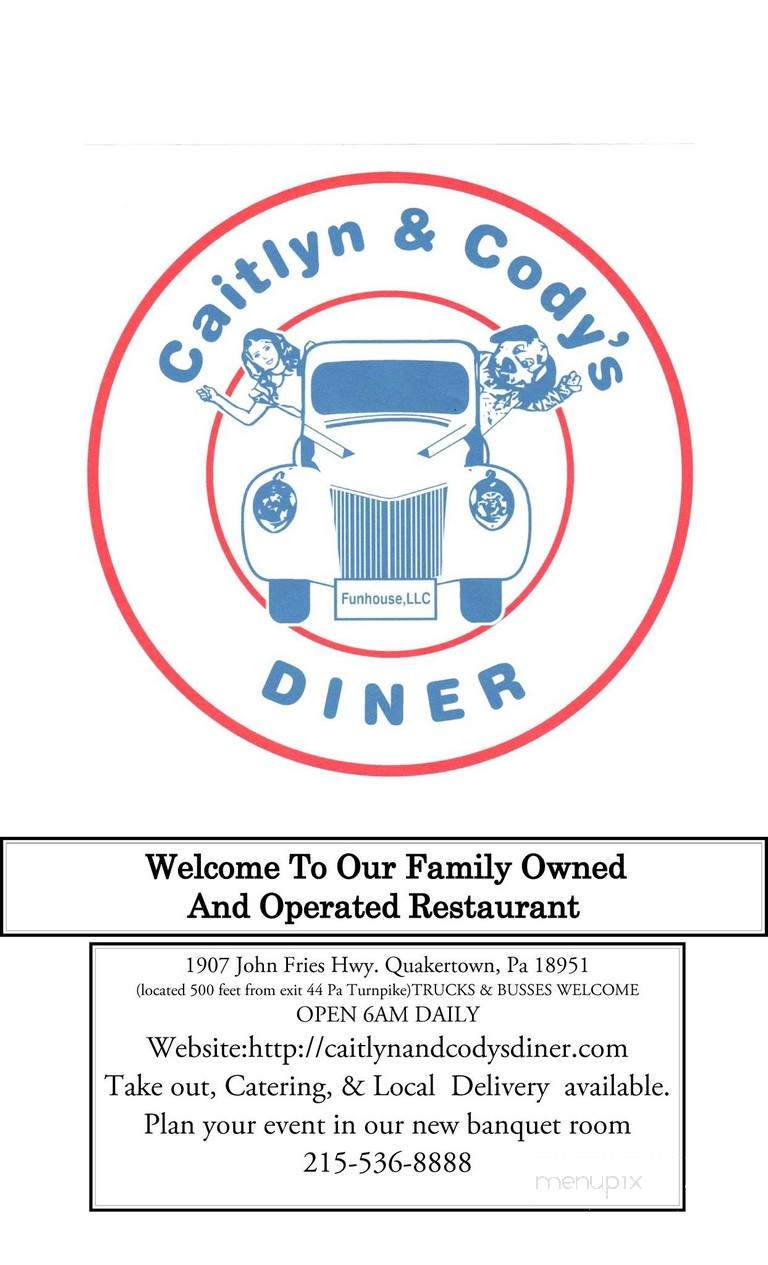 Caitlyn Cody's Diner - Quakertown, PA