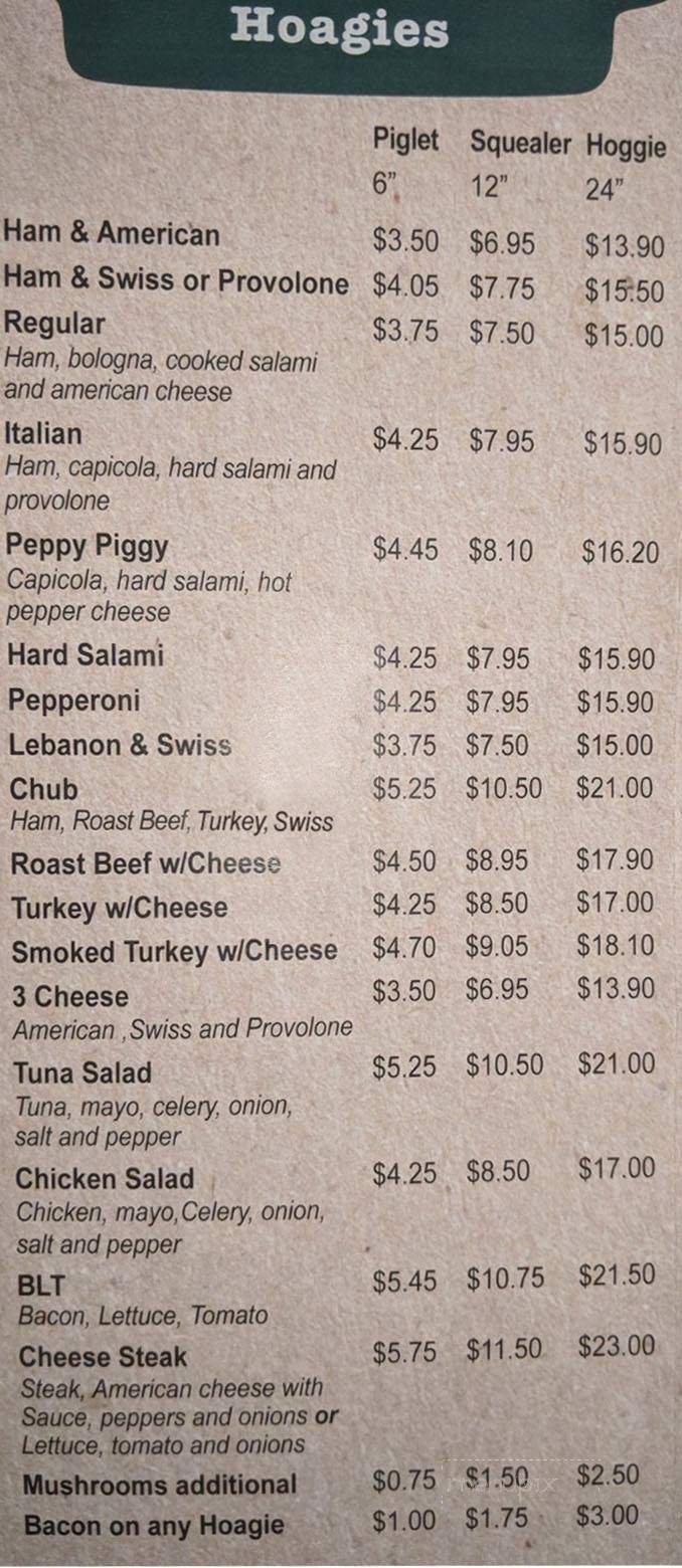 Ponduce Farms - Elysburg, PA menu_pic