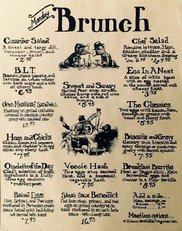 The Noble - Milwaukee, WI menu_pic