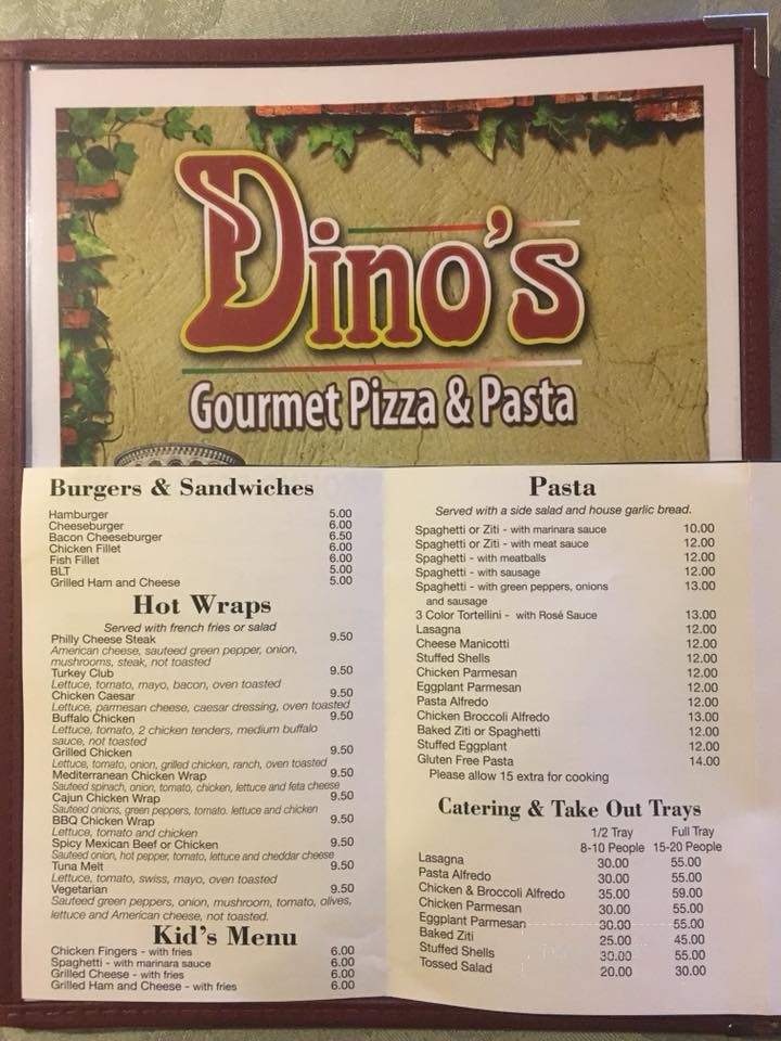 Dino's Pizza - Plattsburgh, NY menu_pic