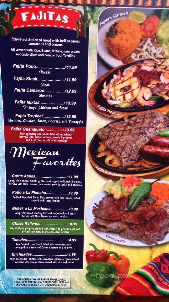 El Mariachi - Louisville, KY menu_pic