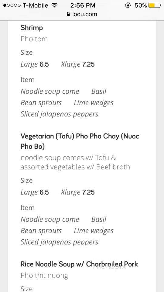 Pho 1 Noodle Grill - Green Bay, WI