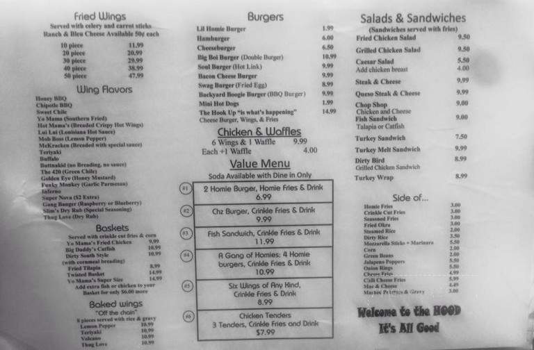 Hood Wings - Anchorage, AK menu_pic