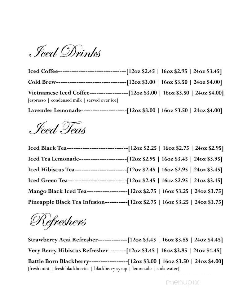 Gold Ranch - Verdi, NV menu_pic